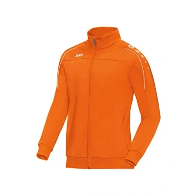 Imagen de JAKO Chaqueta de poliéster Classico para hombre., Hombre, poliéster., 9350, naranja neón, large