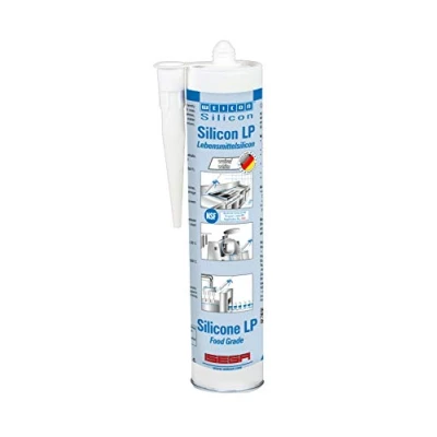 Imagen de WEICON 13009310 Cartucho de silicona LP (310 ml, adhesivo y sellador permanentes), color blanco