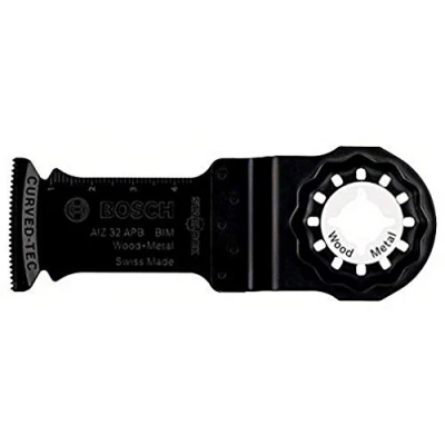 Imagen de Bosch Professional 5x Hojas de sierra inmersión AIZ 32 APB Wood and Metal (para madera y metal, 50 x mm, accesorios Multiherramienta)