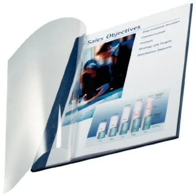 Imagen de Leitz 74150001 Tapas blandas para Impressbind (A4, 10 unidades), color azul, 15 a 35 hojas
