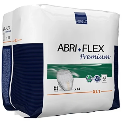 Imagen de Abena Abri Flex premium X Large Número 1 1.600 ml 130 170 cm cadera/cintura Tamaño Briefs de protección