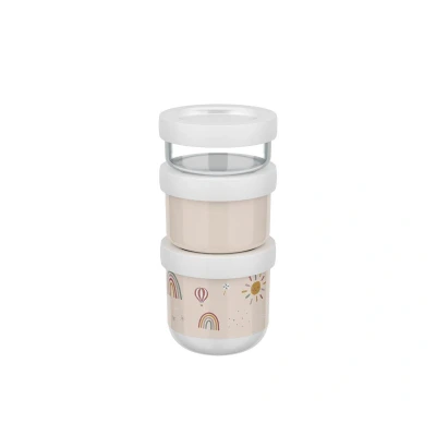 Imagen de Pack 3 Dispensadores de Comida Apilable Mio Sunshine &amp; Rainbow