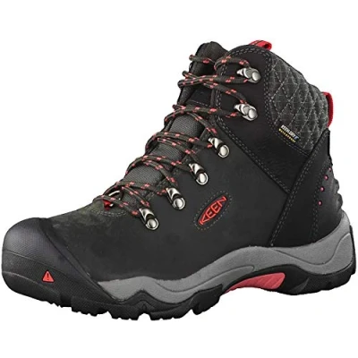 Imagen de KEEN Revel 3, Botas para Senderismo Mujer, Black/Rose, 38 EU