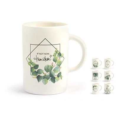 Imagen de H&amp;h botanic set 6 mug, new bone china, decoro assortito, cc4
