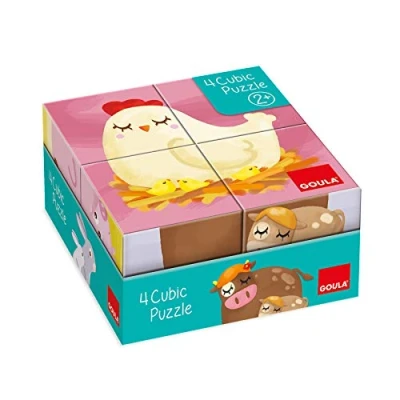 Imagen de Goula 4 Cubic Puzle Encajable para niños a partir de 2 años