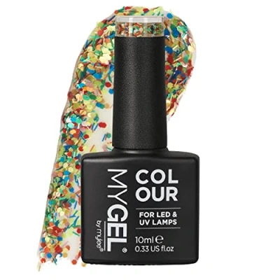 Imagen de MYLEE Esmalte de Uñas en Gel Semipermanente 10 ml [Street Party ] UV/LED Nail Art Manicure Pedicure para Uso Profesional y Doméstico Larga Duración Fácil Aplicar