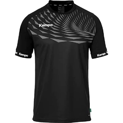 Imagen de Kempa Wave 26 Shirt para Hombres y niños Camiseta Manga Corta Deportiva Ropa Funcional Balonmano Gimnasio Jogging Running Jersey elástica Transpirable