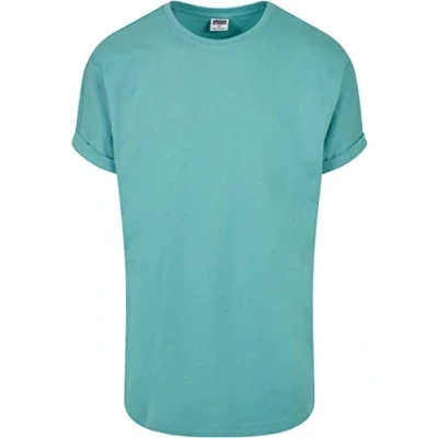 Imagen de Urban Classics LONG Shaped Turnup Camiseta básica, Hombre, Talla: Large, Glass