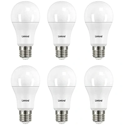 Imagen de Linkind Bombilla LED E27, Blanco Calido 2700K, 13W Equivalente a 100W 1521LM, Clásica Edison con Casquillo Gordo Estándar No Regulable, Bajo Consumo, Lot de 6