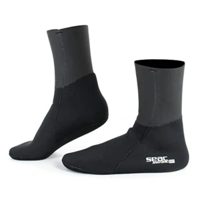 Imagen de SEAC Anatomic, Calcetines de Neopreno, térmicos para apnea y Buceo con Aletas calzantes
