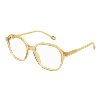 Imagen de CHLOÉ Gafas con filtro de luz azul orangeorangetransparent, Mujer, Talla: 53, orange transparent