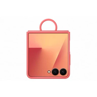 Imagen de Funda De Silicona Con Anillo Samsung Roja Para Galaxy Z Flip7