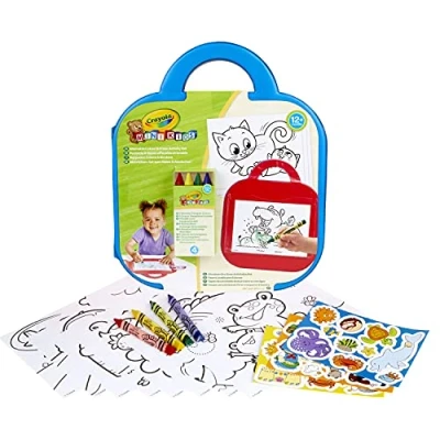 Imagen de Crayola Mini Kids Pizarra Lavable para Colorear, Set De Actividades Borrado En Seco, Juguetes Bebés y Primera Infancia, Multicolor, 98 2000