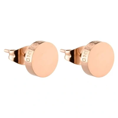 Imagen de Liebeskind LJ 0051 E 07, Pendientes de botón Mujer, Oro Rosa, talla única