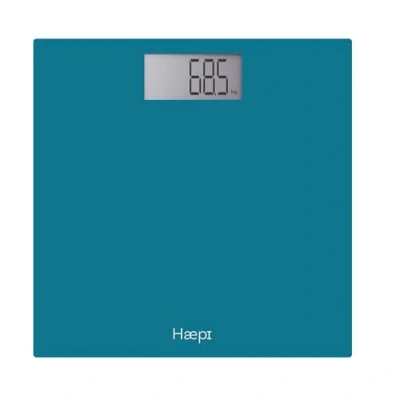 Imagen de Haepi Pese electrónica con gran bandeja, pantalla grande, números grandes y exhibición Báscula personal diseño preciso Capacidad máxima de 180 kg Pilas incluidas Garantía 15 años
