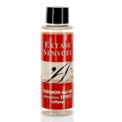 Imagen de Aceite de masaje con feromonas piruleta Extase Sensual