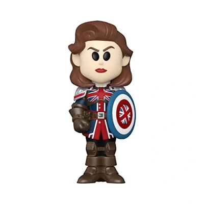 Imagen de Funko Vinyl Soda, Marvel Friday What If, Captain Carter, 1/6 Odds for Rare Chase Variant, Figura de Vinilo Coleccionable, Idea para Regalo, Merchandise Oficial