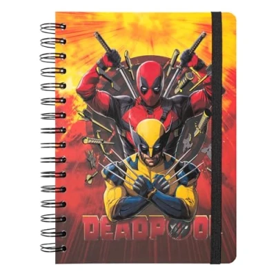 Imagen de Grupo Erik Cuaderno A5 Marvel Deadpool punteado, Bullet Journal de notas Bloc Papeleria
