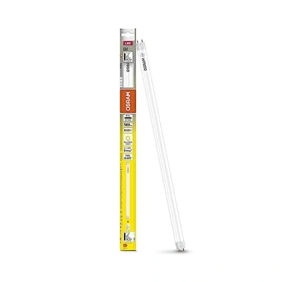 Imagen de OSRAM LED TUBE T8 15 EM 438 mm, tubo lineal, 5.4W, 585lm, 3000K, luz blanca cálida, reemplazo para tubos fluorescentes con casquillo G13, larga vida, optimo consumo de energía