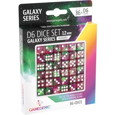 Imagen de Gamegenic Set de Dados 6 Caras Aurora 12MM (36pcs)