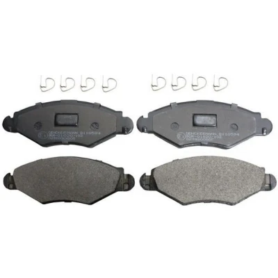 Imagen de DENCKERMANN B110594 Juego de pastillas freno Eje delantero excl. contacto avisador desgaste PEUGEOT: 206 Hatchback, 306 SW