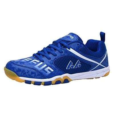 Imagen de Zapatillas De Tenis Bádminton para Hombre, Entrenamiento Tenis, Mesa,Azul,43 EU