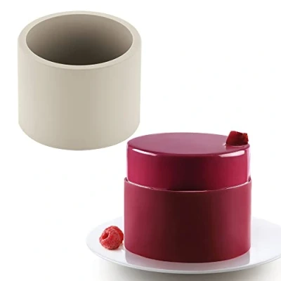 Imagen de silikomart Tower Molde de Silicona Ø120 h 100 mm, 1.1 litros, Blanco