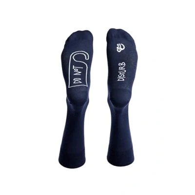 Imagen de Dedoles Calcetines Unisex Hombre Mujer y Niños Algodón muchos diseños divertidos diferente izquierda derecha, color: Negro, diseño: No molestar, tamaño: 43 46