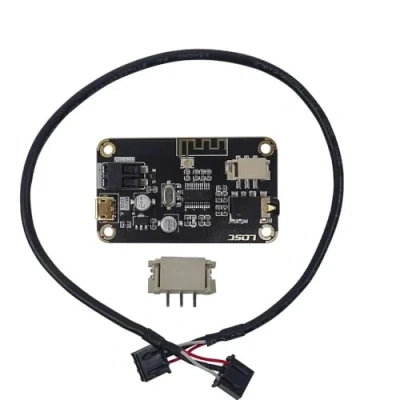 Imagen de DollaTek Módulo de recepción Bluetooth, Tablero Receptor Audio estéreo Bluetooth portátil AS1711BT DC 5 35V Electrónica inalámbrica Chip para Auriculares el hogar DIY