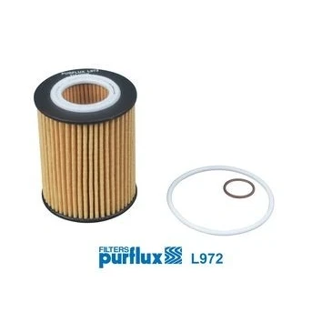 Imagen de PURFLUX L972 Filtro de aceite Cartucho filtrante BMW: 3 Berlina, 1 Hatchback, Touring, INFINITI: Q50 Q30, Q60 Coupé