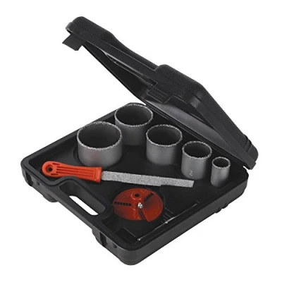 Imagen de Silverline Tools 633621 Juego de coronas perforadora (8 piezas, polvo carburo tungsteno)