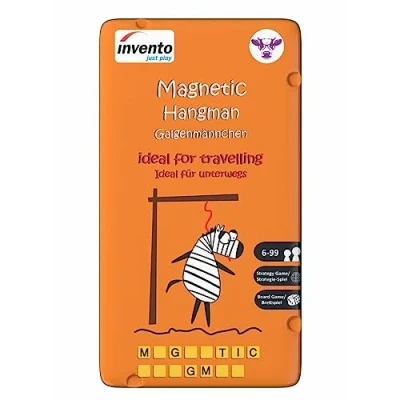 Imagen de Invento Just Play juego magnético para 2 jugadores en caja de metal jugadores, casa y viaje, clásico, ideal como viaje o regalo, magnético, niños a partir 6