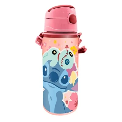 Imagen de Kids Licensing Botella de Aluminio con Asa Stitch 600ml