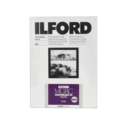 Imagen de ILFORD MULTIGRADE RC DE Luxe MGD.44M Surface Perlée 20,3 x 25,4 cm 25 feuilles