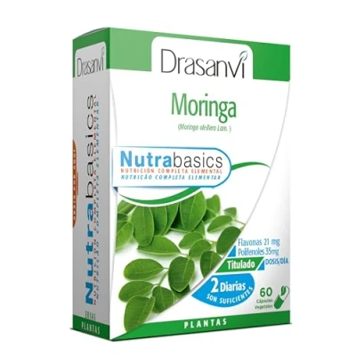 Imagen de Drasanvi, Nutrabasics Moringa, 60 Cápsulas, 29.2 g
