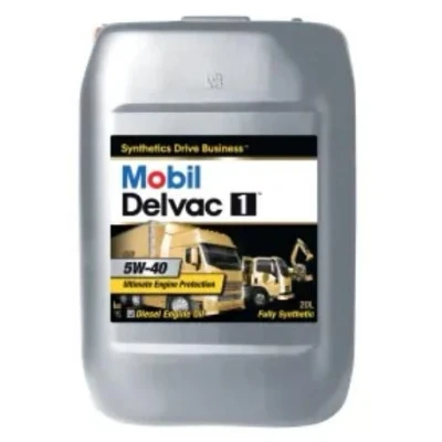 Imagen de Mobil Delvac 1 5W 40 20L Aceite de motor 141543 MERCEDES BENZ: Clase C Sedán, E IVECO: DAILY 3 Kasten/Kombi