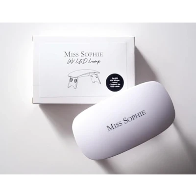 Imagen de Miss Sophie lámpara UV LED para uñas de gel UV, gel, secador portátil con cable USB, temporizador 60 s/120s, ideal casa, salón y viajes
