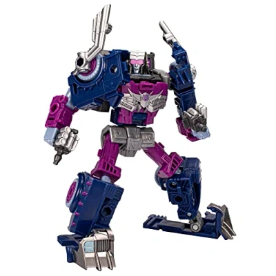 Imagen de Transformers Generations Legacy Evolution, Figura Axlegrease Clase Deluxe de 14 cm
