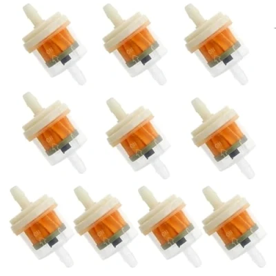 Imagen de BOBOZHONG Filtro de Gasolina,10 Piezas Combustible Líquido Aceite Gas Universal Motocicleta para