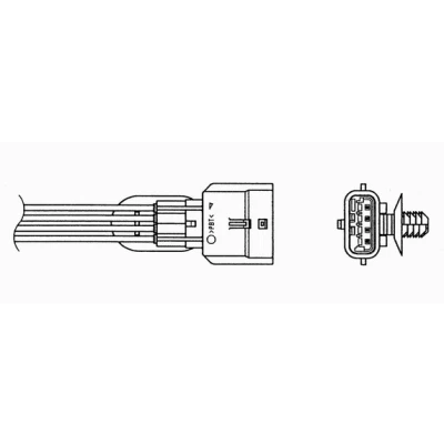 Imagen de NGK 6514 Sonda lambda térmico 4