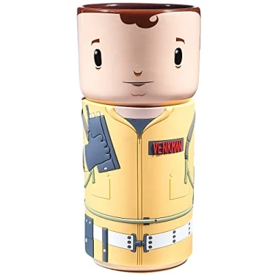 Imagen de Numskull Taza oficial de Ghostbusters Peter Venkman CosCup cerámica con funda goma, 400 ml