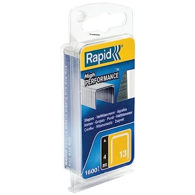 Imagen de Rapid Caja de Grapas N.º 13 Alambre Fino Acero Galvanizado, 4 mm 1.600