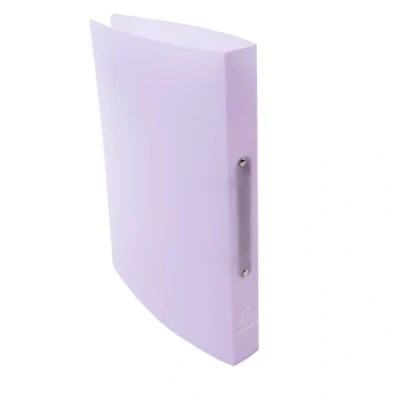 Imagen de Exacompta Ref. 54975E 1 carpeta semirrígida PP Chromaline 2 anillas redondas de 30 mm diámetro, parte trasera 40 mm, dimensiones externas: 32 x 25 cm, tamaño A4, color morado