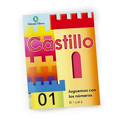Imagen de Castillo Juguemos CON LOS números 01. el 1 y 2. Cuaderno de matemáticas. Educación infantil. (JUGUEMOS NUMEROS)