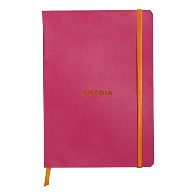 Imagen de Rhodia Rhodiarama Cuaderno de notas, tamaño A5, color frambuesa