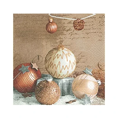 Imagen de Paper + Design 600297 Servilletas (33 x 33 cm, 20 Unidades), diseño de Estrellas navideñas