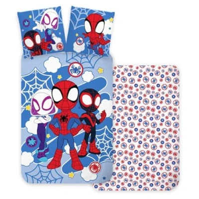 Imagen de BrandMac Spidey Juego de ropa cama para bebé (100 x 135 cm, 40 60 cm)