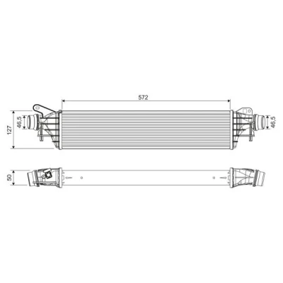 Imagen de VALEO 822909 Intercooler Aluminio sin sensor