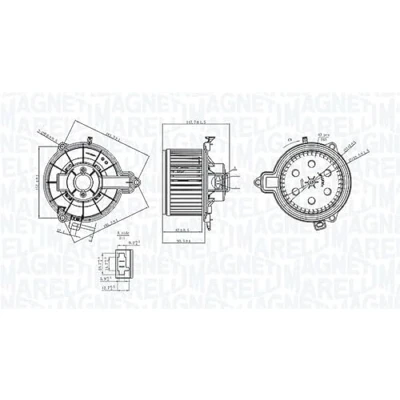 Imagen de MAGNETI MARELLI 069412733010 Ventilador de Calefacción IVECO: DAILY 4 Kasten/Kombi