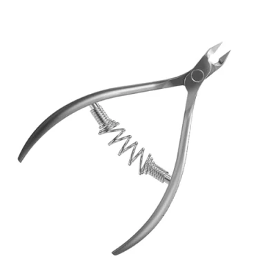 Imagen de Staleks Pro, Alicates Profesionales de Manicura y Pedicura para Cutícula, Acero Inoxidable, Afilado Manual, Muelle Espiral. (7 mm)
